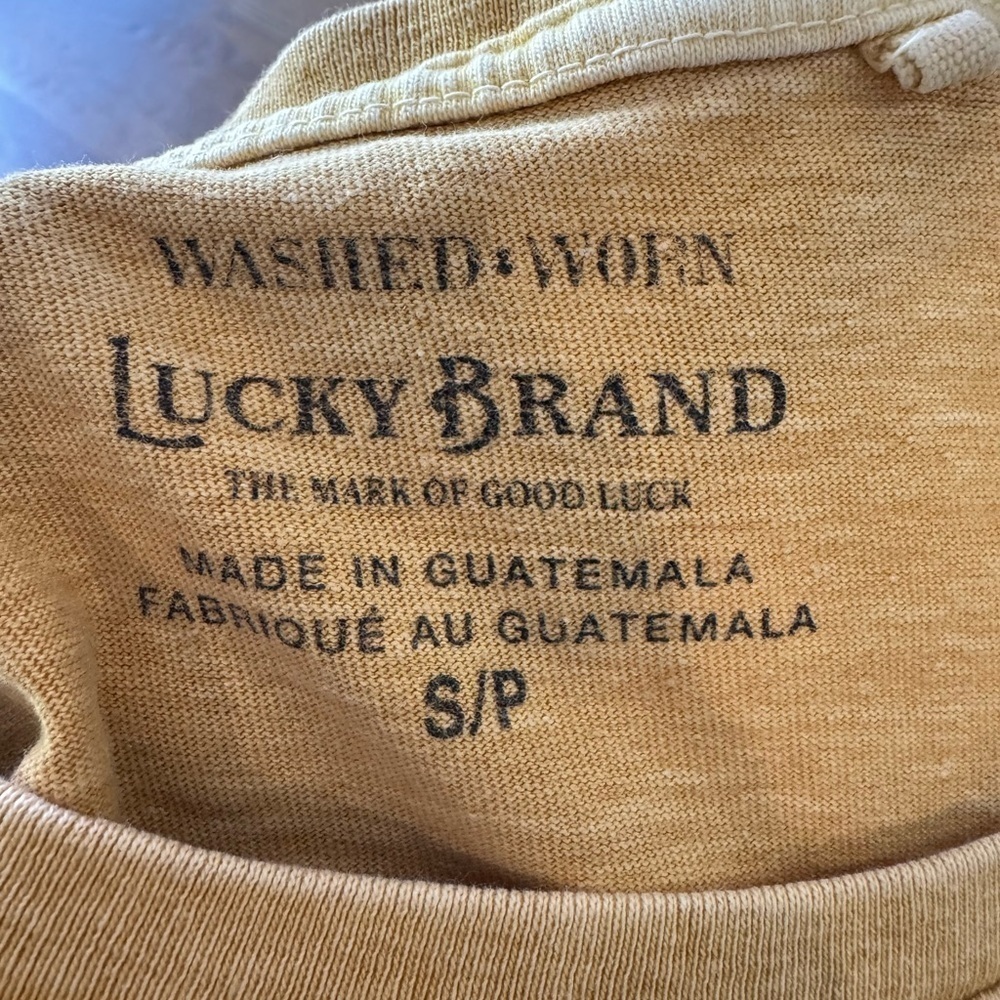 Lucky Brand Coastal Cruisin' Graphic Tee - Tan - Picture 6 of 6